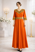 robe oriental brodée - modele Zahra